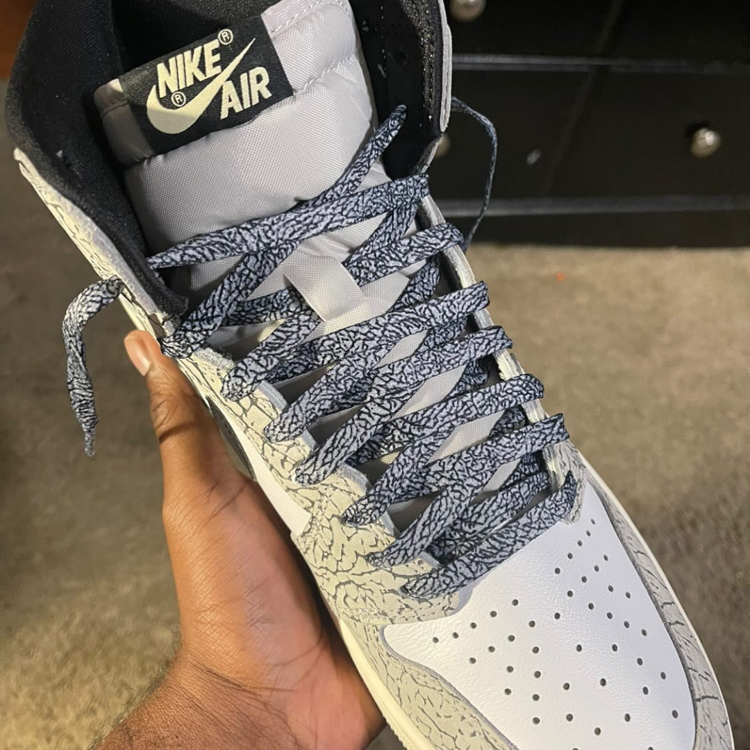 Nike printed best sale laces