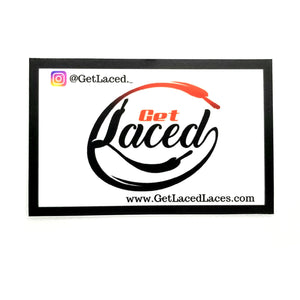 Get Laced Sticker - Get Laced Laces