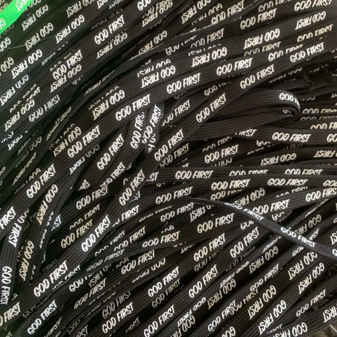 GOD FIRST Laces