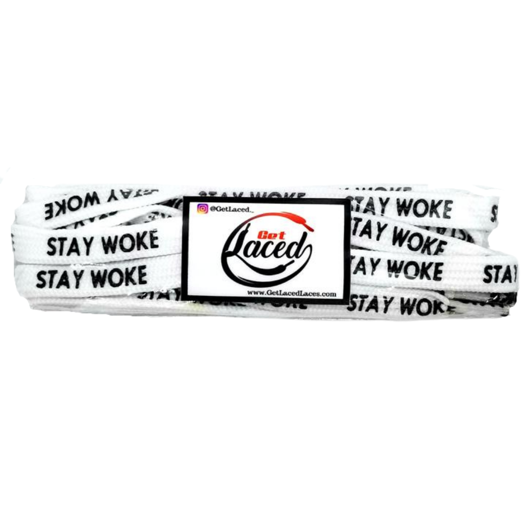 Stay Woke! Laces - Get Laced Laces