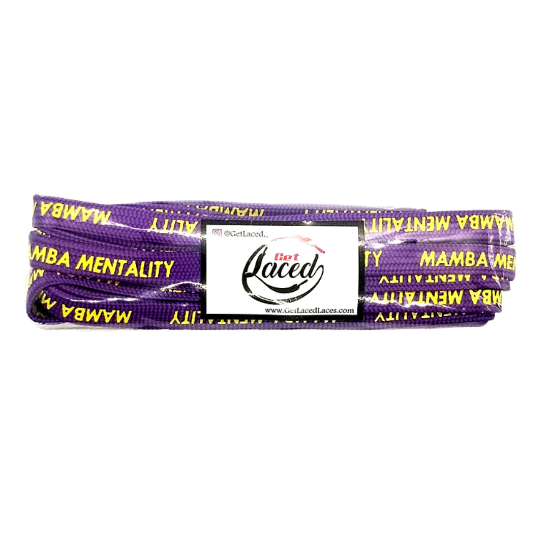 Mamba Mentality Laces - Get Laced Laces